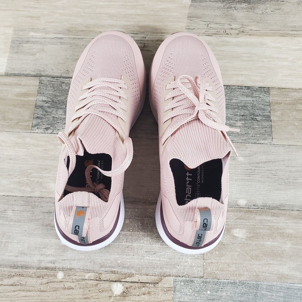 Carhartt Haslett SD Womens Work Shoes Sz 8 M Comfort Nano Toe Light Pink Sneaker - Picture 4 of 12